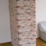 Wandverkleidung mit Steinriemchen